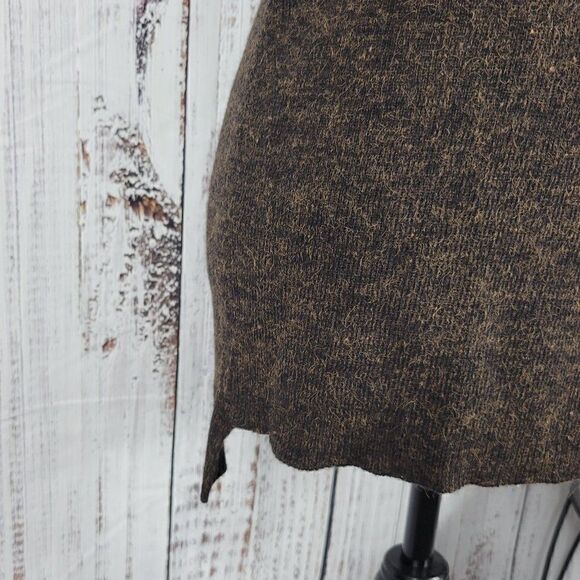 Lush Wool Sleeveless Turtleneck Blouse Tunic - Picture 5 of 9